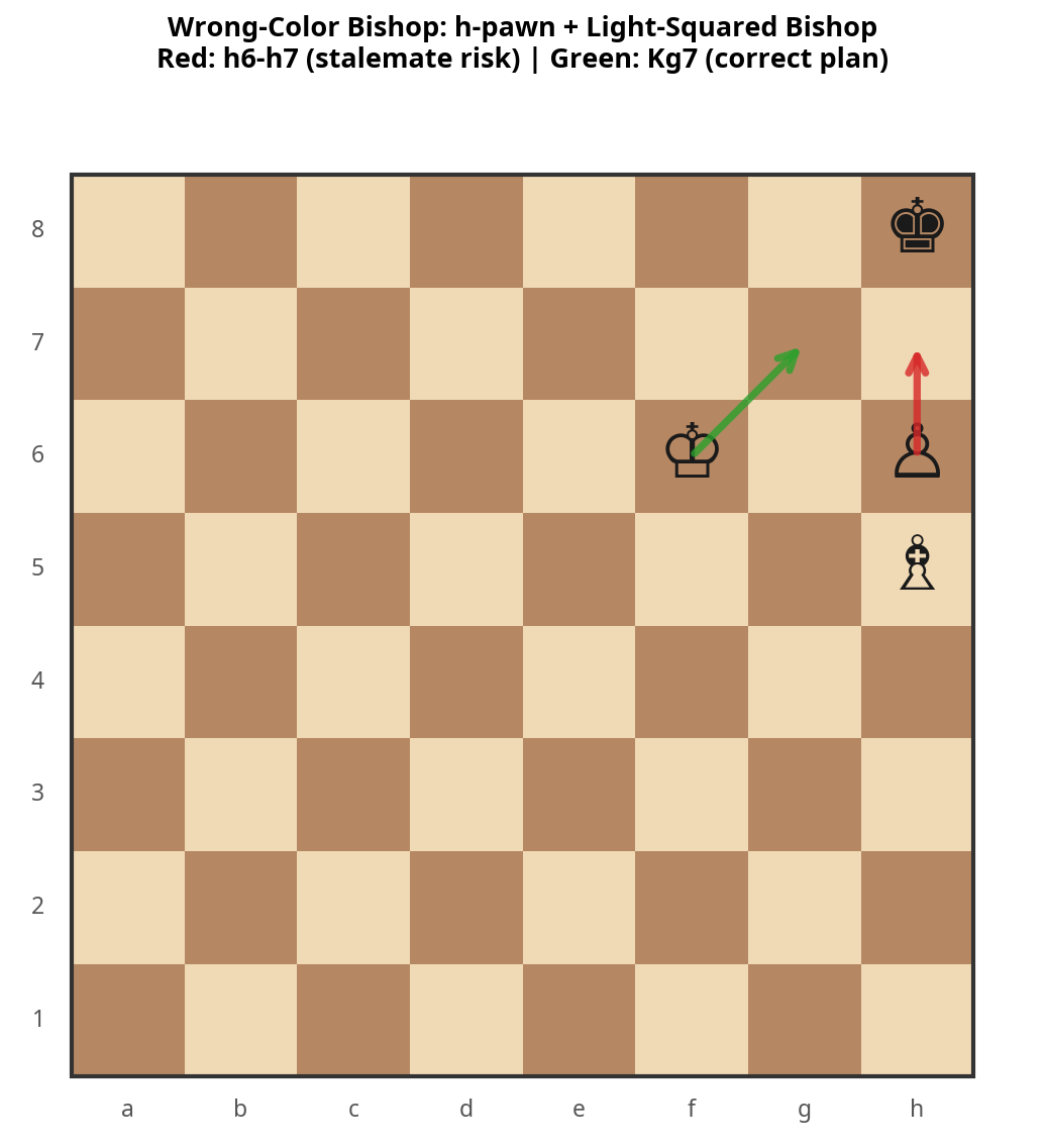 Wrong-Color Bishop Example